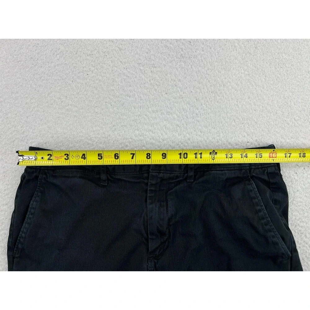 J.Crew 770 Stretch Pants Mens 32x30 Black Regular Fit Denim Chino Casual